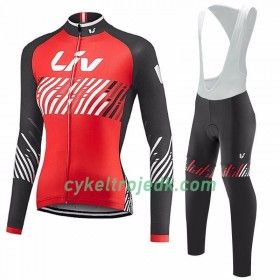 Cykeltøj Langærmet + Bib Cykelbukser Dame 2017 CCC Liv N004